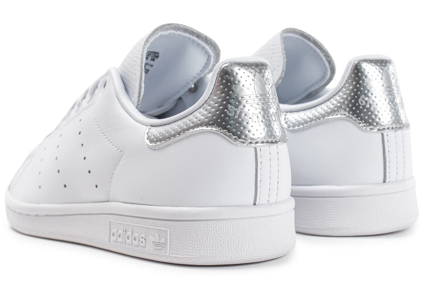 adidas stan smith blanche et argent